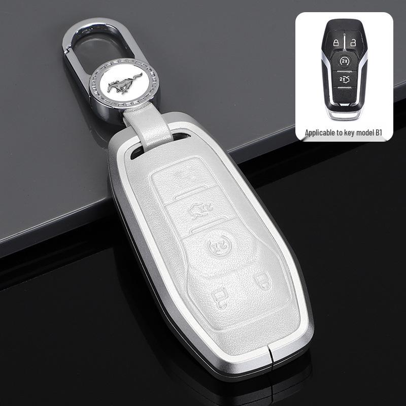 Metal Protective Key Shell for 2015-2017 Ford Mustang - Unisex Design