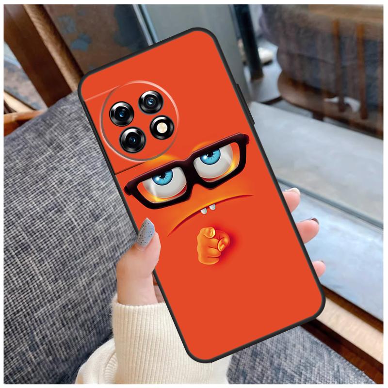 3D забавное лицо Милый чехол Для OnePlus 13R 13T 12R 10R 10T 15 13 12 11 10 9 Pro Nord 5 CE 2 3 4 Lite N20 N30 Чехол