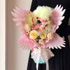 10 Set Sky and Birds Wedding Party Supplies Feather Wing Shaped Paper Wrap Florist Bouquet 5 Colors