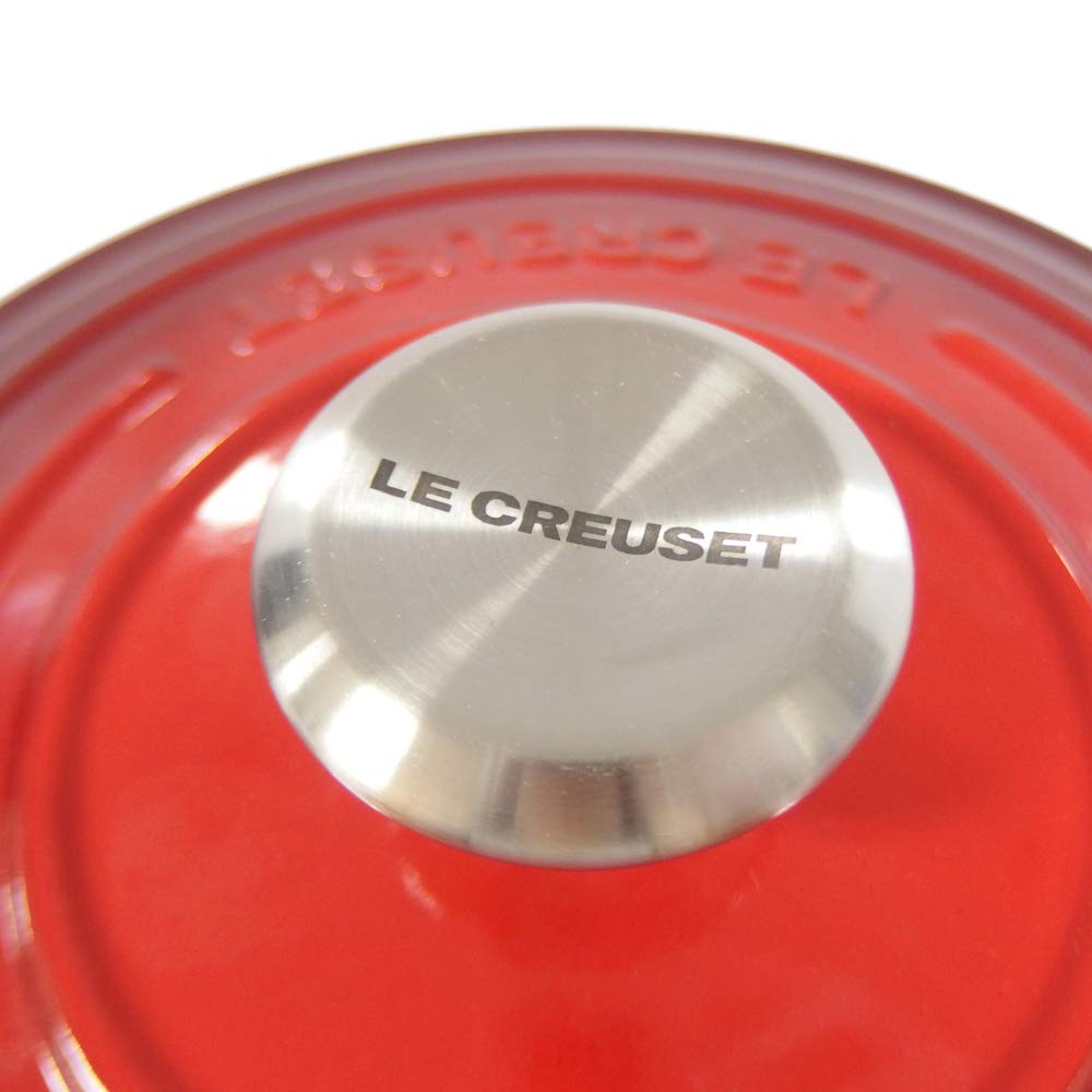Горшок Le Creuset Cocotte Ronde Red 06 Creuset/Le Two-handed 21177-20см (Серебряная ручка) [Элемент]