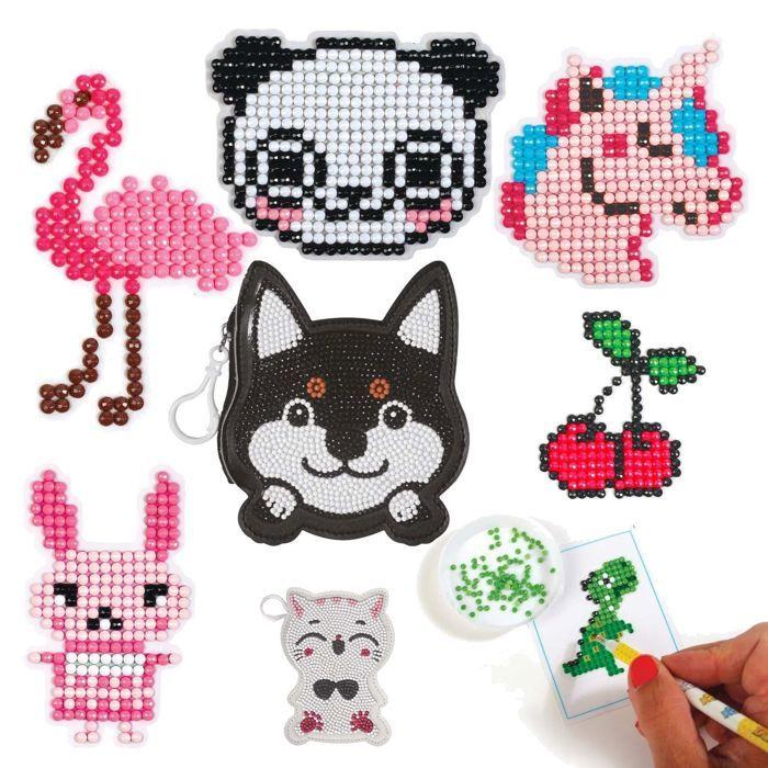 Kits DIY Diamond Painting - GRAINE CREATIVE - 8 Coffrets - Multicolore - Pour Enfants et Adultes - Mixte
