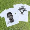 Cristiano Ronaldo Neymar Lionel Messi Football Superstar Portrait Printed Tee Men Women Cotton Loose Casual Short Sleeve Tshirts