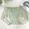 Women's Briefs Light Luxury Silk Bottom Sexy Mesh Lace Underwear