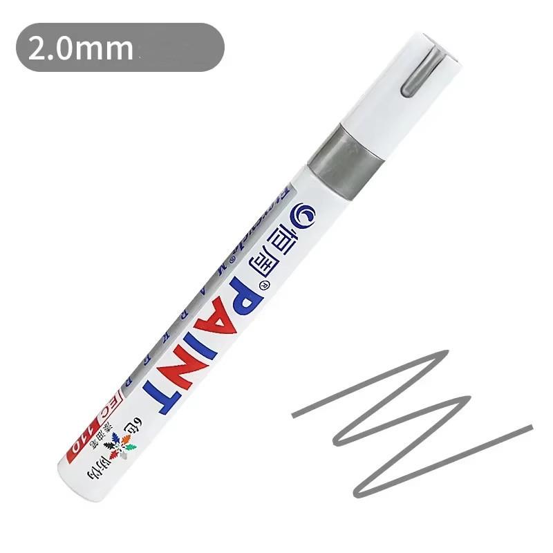 Многофункциональные маркеры с металлическим блеском и фибровой головкой, водостойкие, быстросохнущие, для шинной промышленности, масляные, для ремонта краски, цветные маркеры