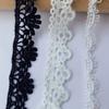 118,11 дюйма/9,84 фута в каждой сумке, черная, белая кружевная отделка, ткань для одежды, аксессуары для шитья, ленты многоножки, ручная работа, сделай сам, ремесленная сумка-занавеска, украшение для обуви
