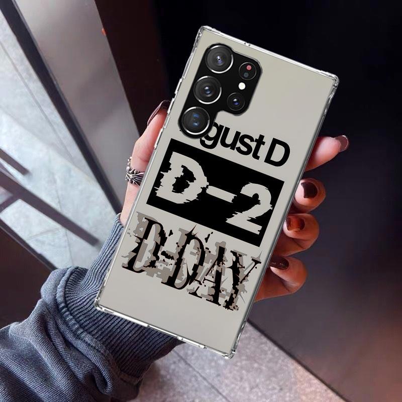 Чехол для телефона SUGA D-DAYs для Samsung Galaxy S26 S25 Edge S24 S23 Ultra S22 Plus S21 FE S20 + Мягкий чехол с принтом Fundas Galaxy S25 S2