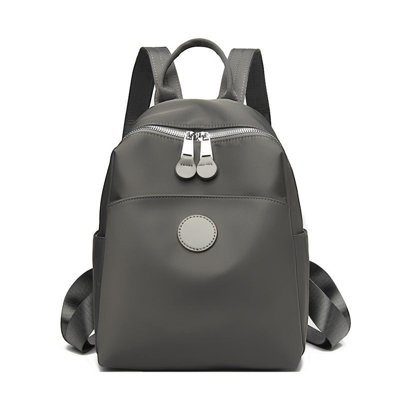 Женский однотонный рюкзак Oxford Student Schoolbag Дорожная сумка