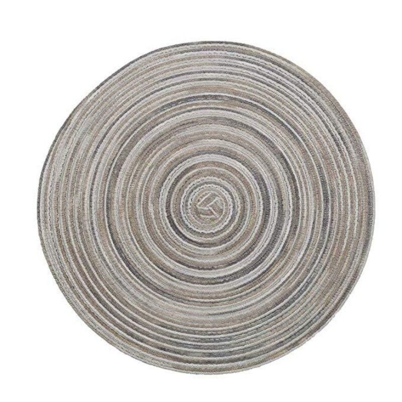 Round Braided Placemat Anti Scald Elegant Beautiful Home Decoration