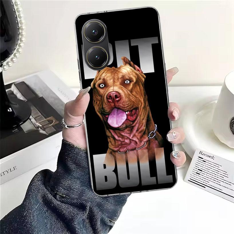 Pit Bull Pet Dog Pitbull Soft Phone Case For Xiaomi Redmi 15C 15 13C 13 Poco X5 X6 X7 F7 Ultra M7 12C 12 10 10C 9C 9A 9T 9 Funda