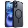 Luxury Frosted Shockproof Armor Phone Case For iPhone 17 16 15 14 13 12 11 Pro Max For Magsafe Matte Transparent Magnetic Cover