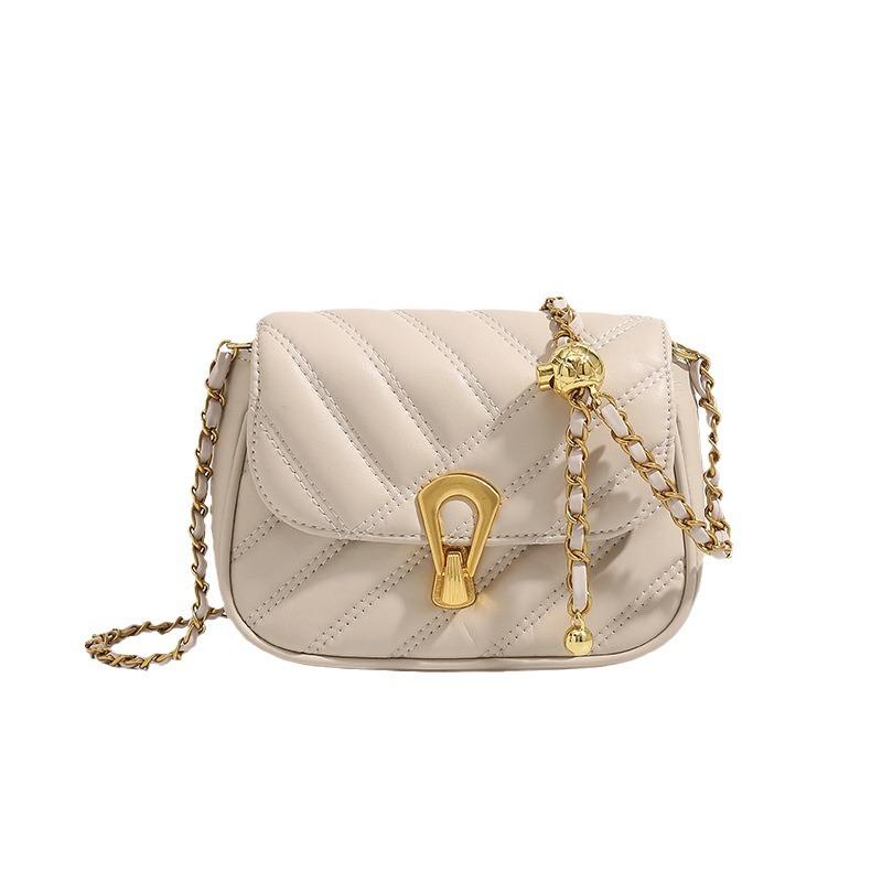 Сумка кроссбоди для женщин, черная сумка на цепочке, маленькая квадратная сумка, нишевый дизайн, высококачественная текстура, сумка на одно плечо