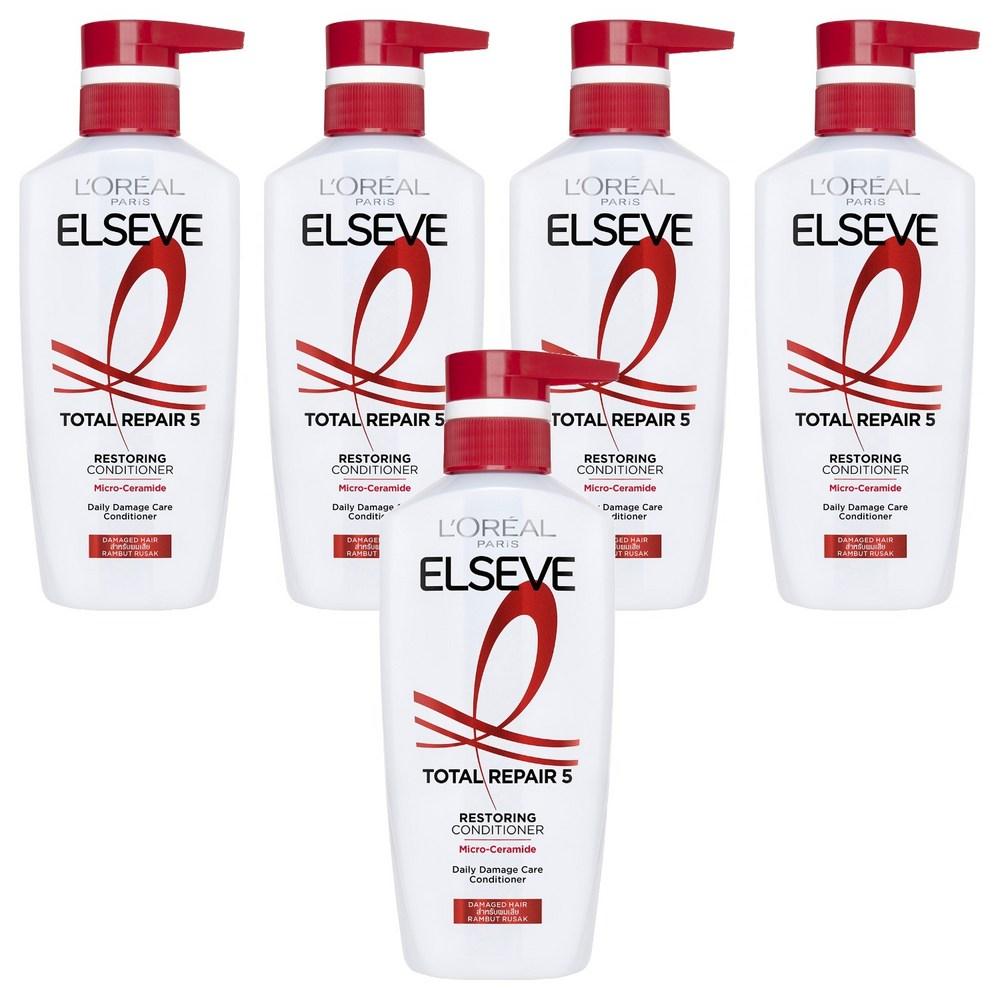L'Oréal Paris Elvive Total Repair 5 Кондиционер Дыня Фруктово-цветочный аромат 375 мл 5 шт