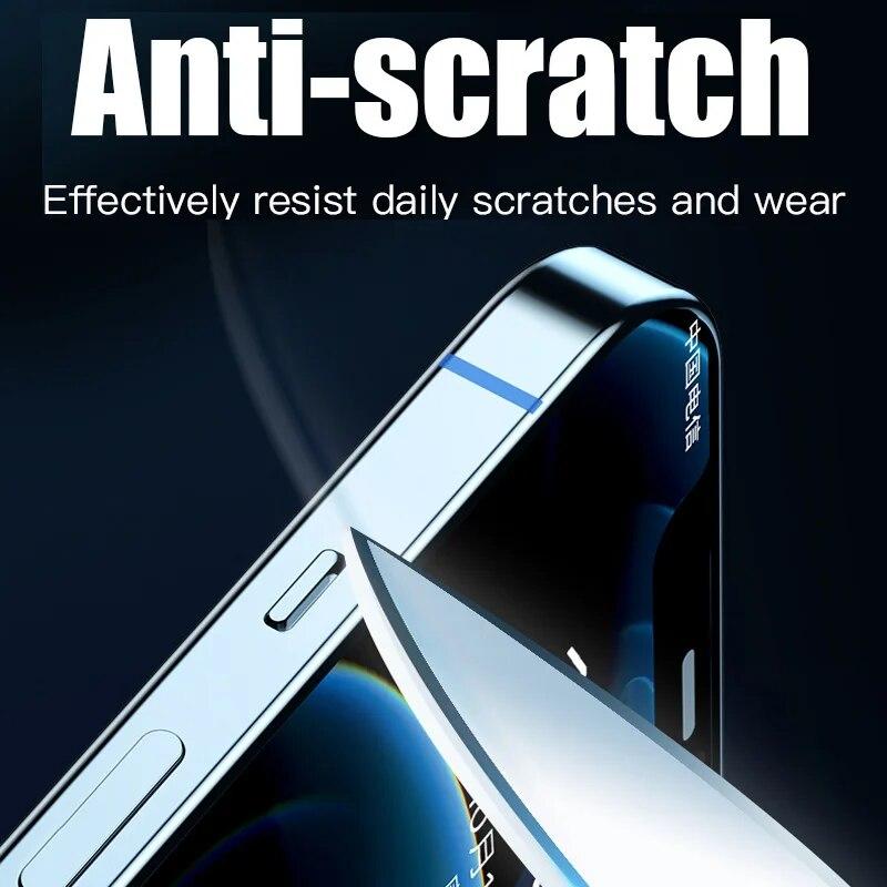 Защитное стекло для iPhone 14 13 12 11 Pro Max X XS XR 13, мини-защитная пленка для экрана iPhone 15 Pro Max 14 Plus, стеклянная пленка, 3 шт.