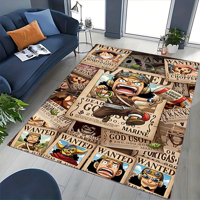 1pc One Piece Adventure Carpet Rug for Bedroom Living Room Decor Sofa Home Game Area Rug Non-slip Floor Mat. D7270148