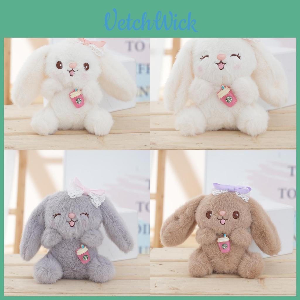 Plush Bunny Keychain With Pp Cotton Filling For Kids And Adults