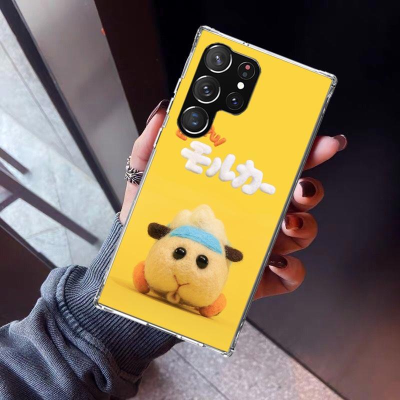 Cute PUI PUI MOLCAR Phone Case For Samsung Galaxy S23 S24 S25 Edge S26 Ultra S22 + S21 Plus S20 FE Cover Silicone Print Shell Ga