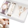 Practical Watch and Jewelry Set Elegant Alloy Accessories Watch and Jewelry Collection Perfect for Women Daily Outfit
