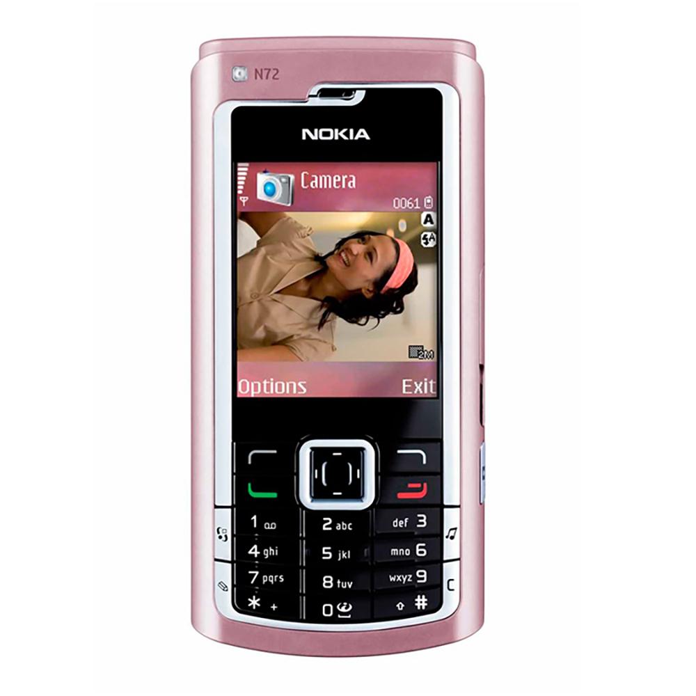 Восстановленный Оригинальный Nokia N72 2G Мобильный телефон с 1 SIM