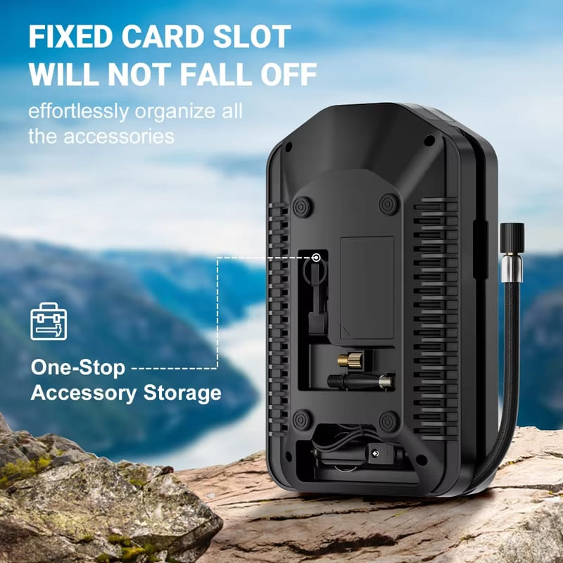 Цифровой дисплей интеллектуальный DC 12V 150PSI портативный воздушный компрессор насос для накачивания шин автомобильный насос для накачивания шин с манометром