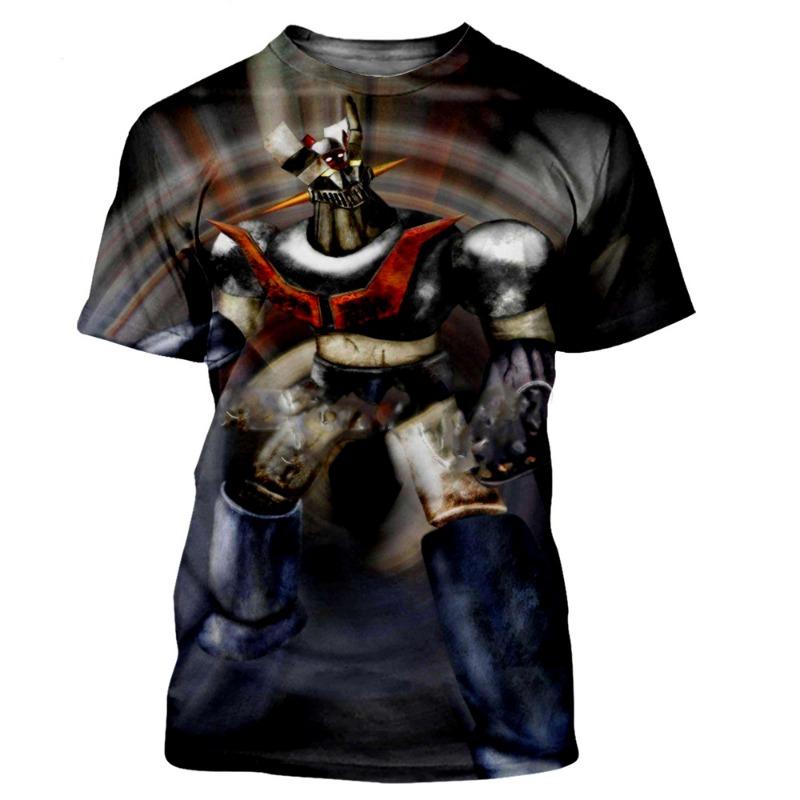 New Mazinger Z T-Shirts UFO Robot 3D Print Men Women Short Sleeve T Shirts Oversized Streetwear Harajuku Tops Kids Tees Clothing