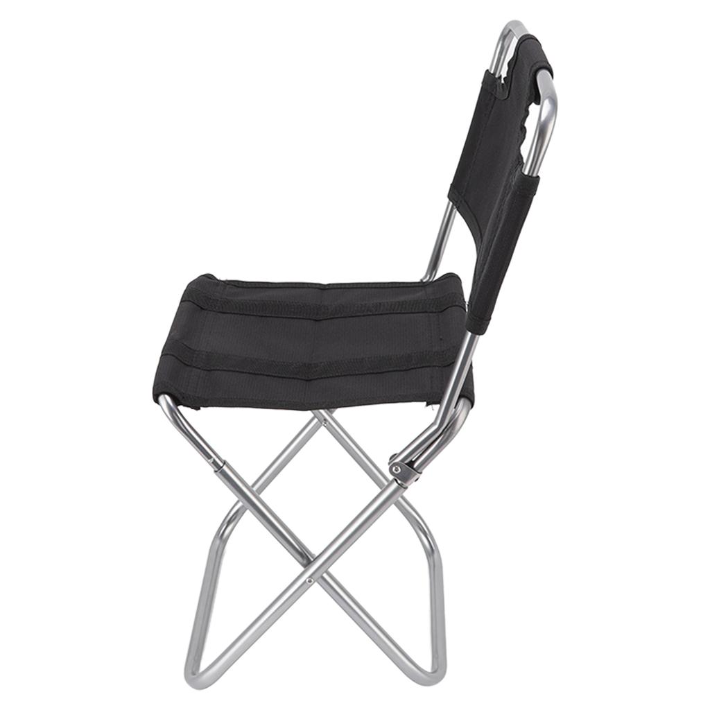 Складной стул с дышащей тканью, портативный, небольшой, со спинкой, для рыбалки, кемпинга, барбекю