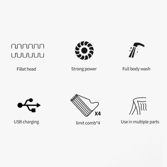 Мужская электробритва, двустороннее лезвие, водонепроницаемая перезаряжаемая мини-бритва для путешествий, портативный триммер для волос, инструмент для удаления бороды, подарок отцу и парню