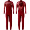 Children Girls Fashion Leotard Long Sleeve Round Collar Hollow Back Skating Performance Jumpsuit