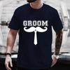 Boyfriend Bachelor Stag Party T Shirt Single Farewell Tees Best Man Fashion Graphic Wedding Tops Team Future  Groom Evg T-shirts