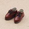 1 пара обуви из искусственной кожи для куклы из искусственной кожи, обувь из искусственной кожи с круглым носком для куклы BJD, обувь из искусственной кожи 1/12, обувь для куклы BJD ob11