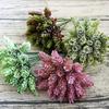 Artificial Plants Plastic Flower Pineapple Grass Hot Sales Festival Home Room Table Decorative Party Wreaths Diy Gifts Candy Box