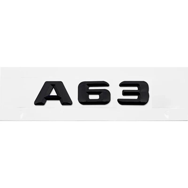 Alloy ABS Car Tailgate Sticker Badge for Mercedes Benz A Class A45 A63 A140 A160 A180 A200 A220 A250 A260 Rear Trunk Emblem AC1