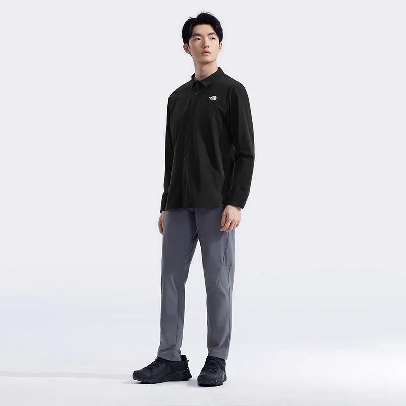 The North Face Мужская весенне-летняя рубашка с длинным рукавом для активного отдыха