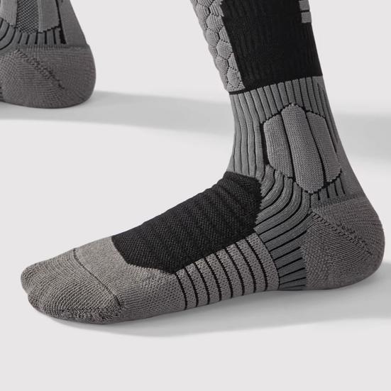 Yousheng Женские утепленные лыжные носки из шерстяной смеси, до колена, термоноски, дышащие компрессионные спортивные носки с защитой от запаха для зимних видов спорта, походов, охоты