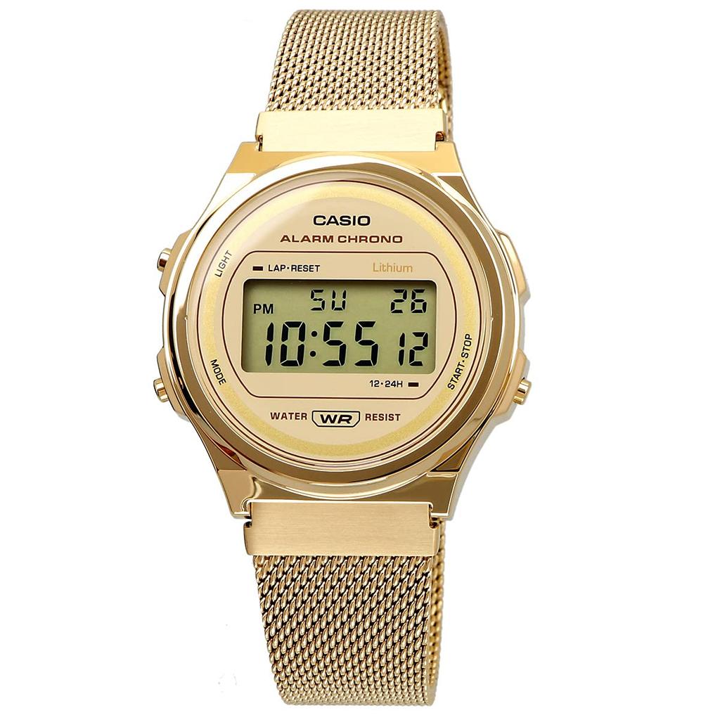 CASIO Casio Casio Стандартные винтажные часы Винтажные часы A171WEMG-9A [Товар]
