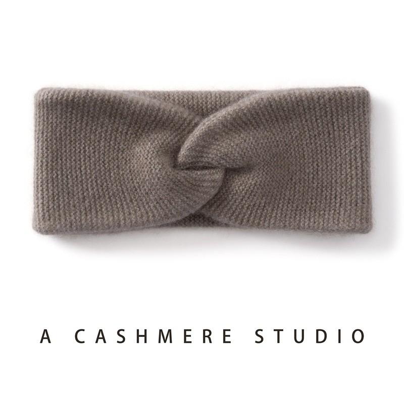 Womens Knitted Wide Headband With Bow Detail Warm Winter Hair Accessory Cold Weather