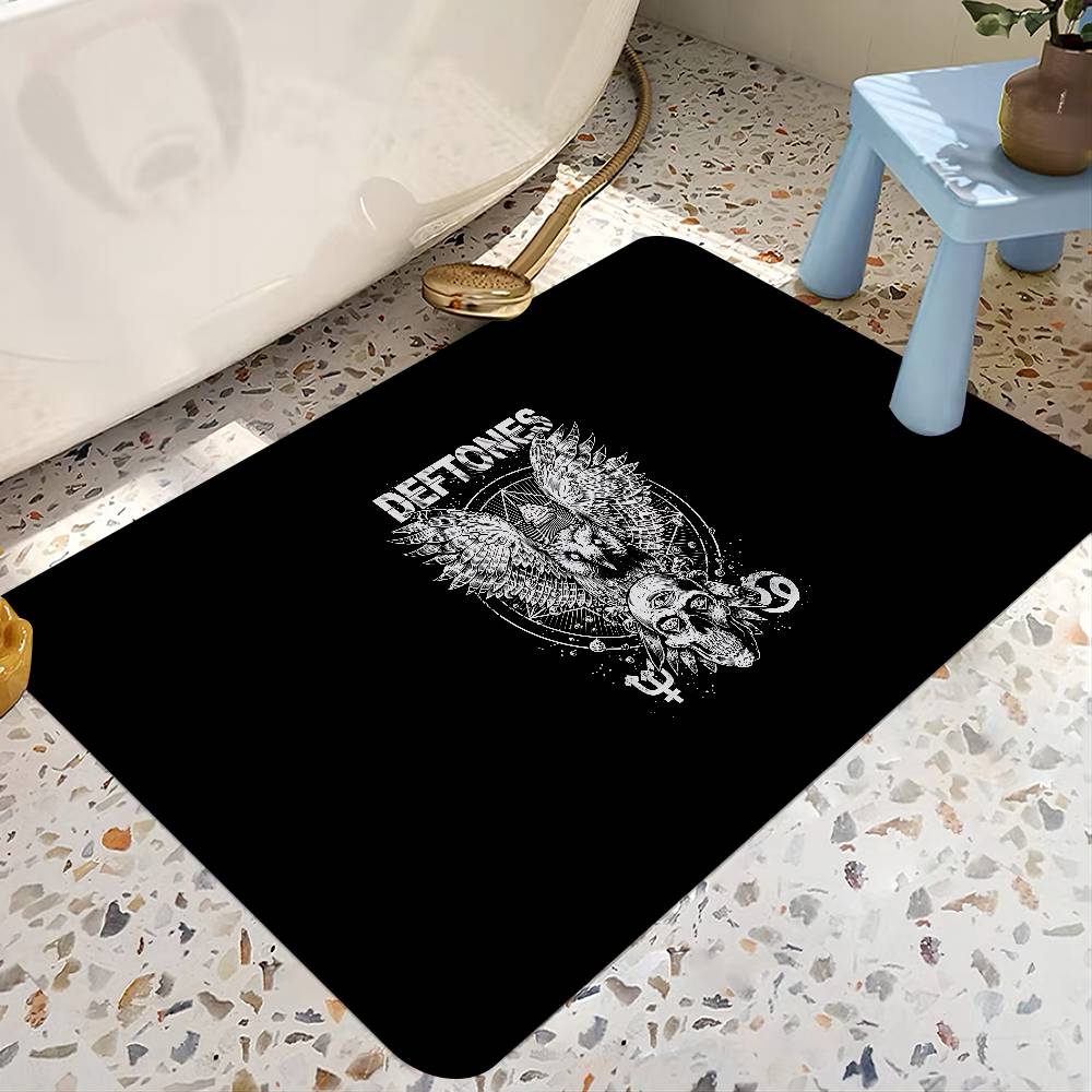 Band D-Deftones Music Floor Mat Cheaper Anti-slip Modern Living Room Balcony Printed Bedside Mats