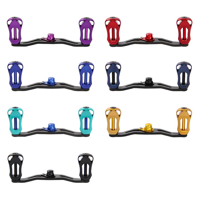 LETOYO Fishing Wheel Handle Replacement Double Rocker Arm Grip Handle Baitcast Reel Crank Arm Modified Accessories for Spinning