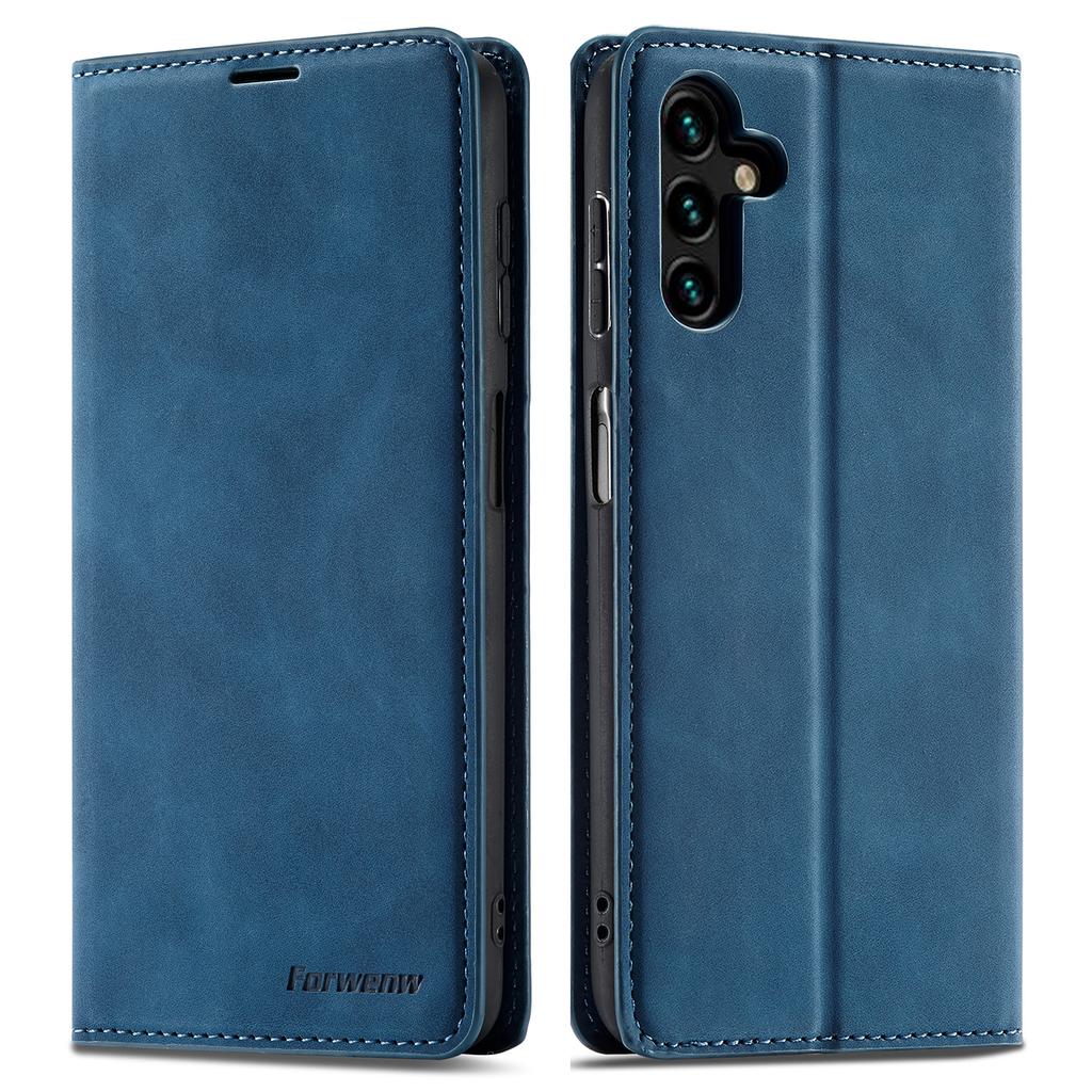 FORWENW Fantasy Series for Samsung Galaxy S24 Magnetic Case Skin-touch Stand Phone Cover