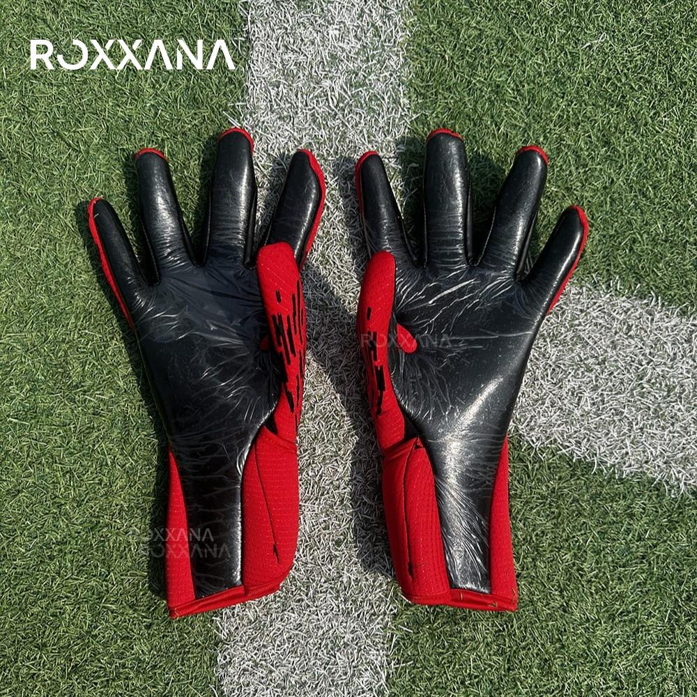ROXXANA Латексные футбольные вратарские перчатки Профессиональные Противоскользящие Защитные Мужские Женские Юношеские Детские Матчевые Тренировочные Футбольное оборудование