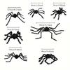 Giant Plush Spider Halloween Decoration (90-200cm) - Hairy Horror Prop for Indoor/Outdoor Party Scenes, Multi-Scene Prank Toy