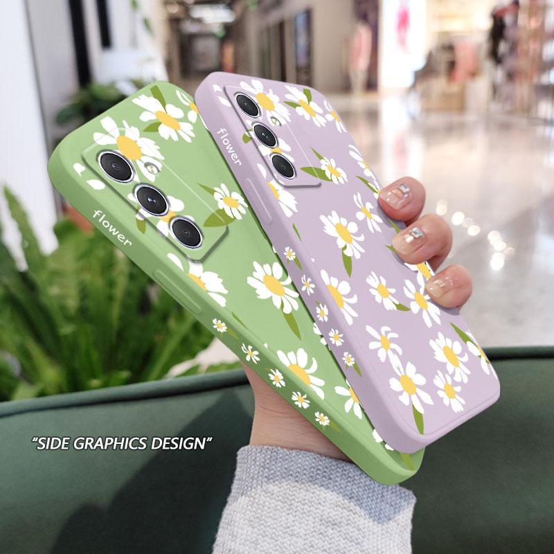 Чехол 'Летающие маргаритки' для Samsung Galaxy A54 A34 A24 A16 A14 A05 A06 A73 A53 A33 A23 A13 A72 A52 A52S A32 A22 A12 A71 A51 4G 5G