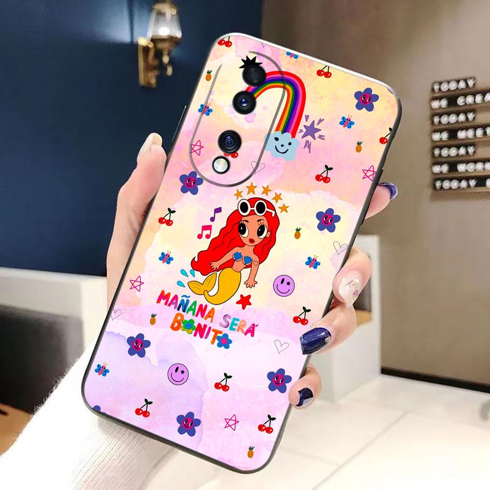 Чехол для телефона Sera B-Bonito Manana K-Karol G для VIVO Y04 Y15S Y16 Y17S Y19S Y21 Y22 Y28 Y29 Y35 Y36 Y39 Y50 Y51 Y72 Y93 Y100