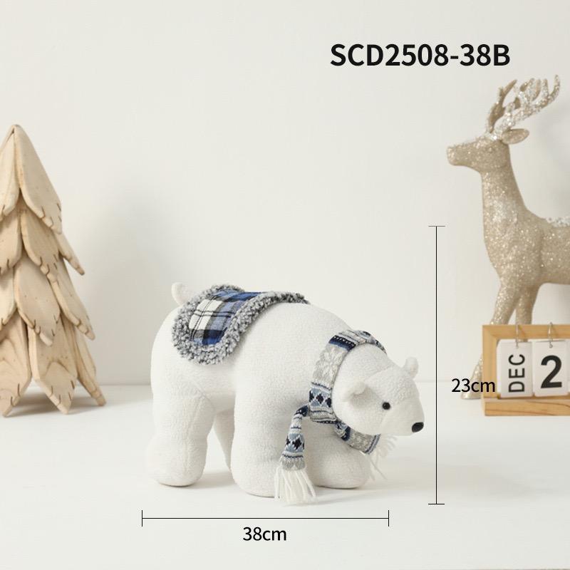 HOMZY Рождественский Снеговик Кукла Плюшевая Игрушка Чучело Снеговика Фигурка Рождественские Украшения для Домашнего Декора Настольные Центральные Элементы