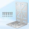 1pc L-Shape Wall Mount Bracket L Shape Adapter Auxiliary Bracket With Nuts Screws For Cctv Camera Support Bracket