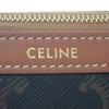 CELINE  4M1622CZJ-04LU Pouch Brown/black Calfskin Women