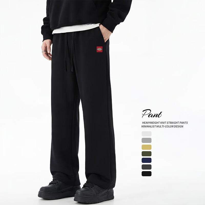 Мужские повседневные брюки Dickies, свободный крой, прямые штанины, смесовый хлопок A