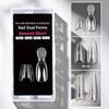 150PCS Square Almond French Nail Dual Form Press On Nails French Manicure Tool