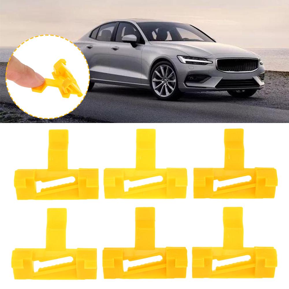 6 шт. для Volvo S60 XC70 V70 молдинг бокового лобового стекла автомобиля декоративный молдинг отделка лобового стекла Par D6H9