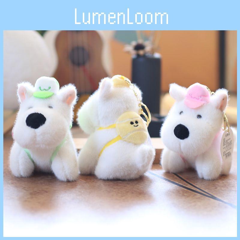 Highland Dog West Keychain Plush Toy Portable Bag Pendant Gift For Children