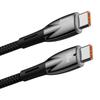 Baseus Glimmer USB-C To USB-C Cable, 100W, 2M (Black)